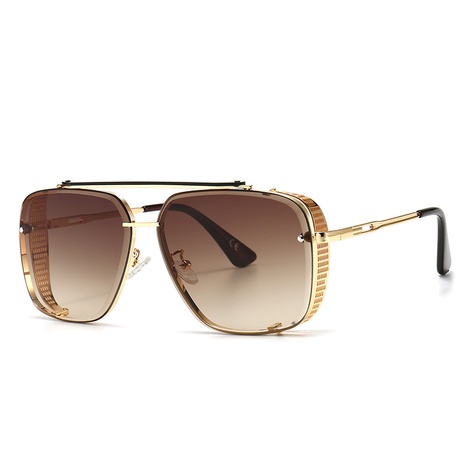 lunettes de soleil à jambe mince à monture rétro moderne de style nouveau's discount tags