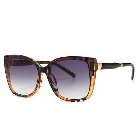 cat-eye scotch pattern European and American sunglasses wholesale's discount tags