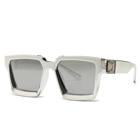 Gafas de sol cuadradas modelo grande de color sólido geométrico europeo y americano's discount tags