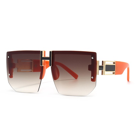 Gafas de sol cuadradas estilo rock con parte superior plana tendencia gafas de sol retro modernas's discount tags