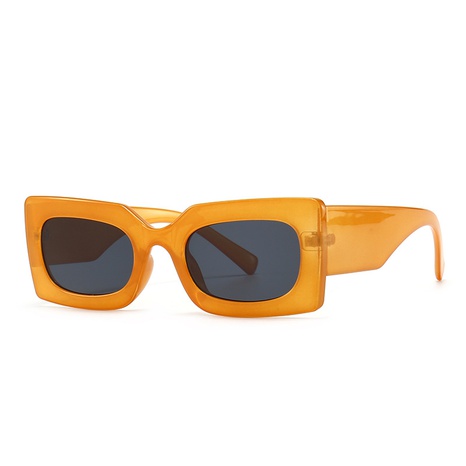cross-border square jelly color modern fashion fashion catwalk sunglasses's discount tags