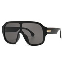 fashion geometric oversized frame sunglasses model conjoined sunglassespicture10