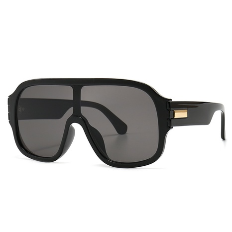 fashion geometric oversized frame sunglasses model conjoined sunglasses's discount tags