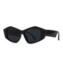 retro sunglasses geometric contrast color wideleg sunglasses wild trend sunglassespicture13