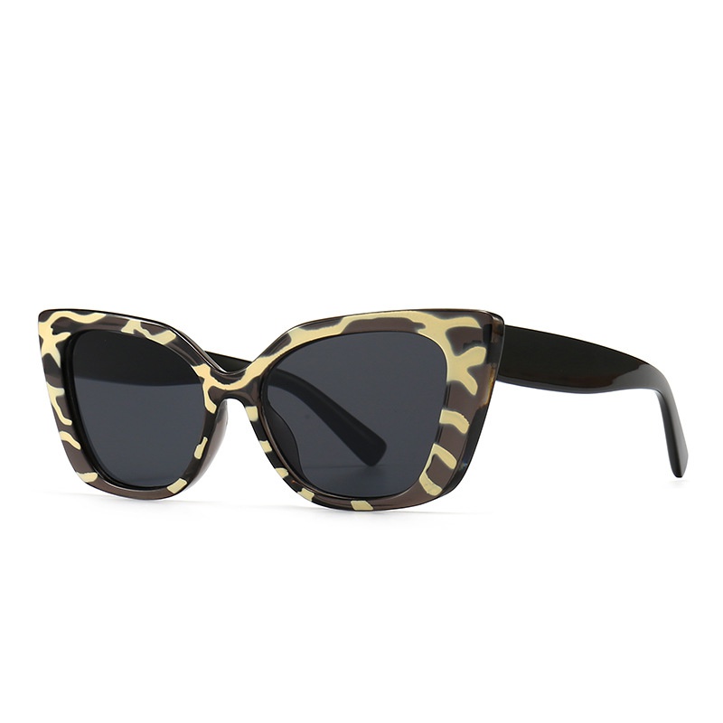 simple European and American modern charm retro cateye frame sunglasses