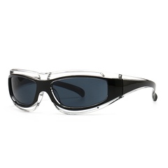 simple contrast color modern sunglasses European and American model square sunglasses