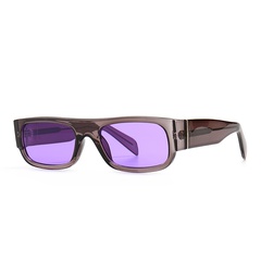 European and American retro trend sunglasses leopard contrast color sunglasses female