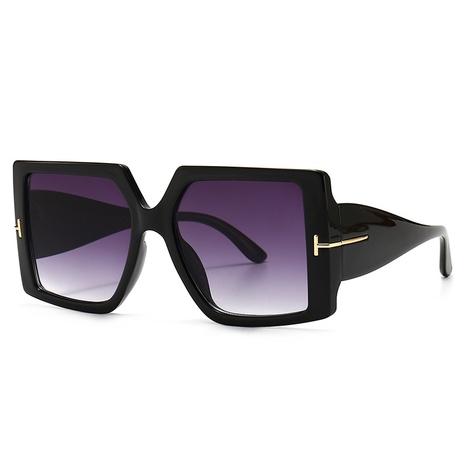 cross-border square modern retro big frame punk trend sunglasses's discount tags