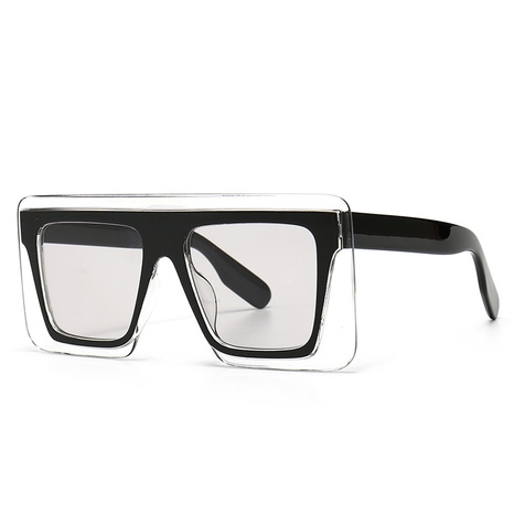 sunglasses male square large frame contrast color geometric model square sunglasses's discount tags