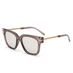 European and American retro T-shaped contrast color sunglasses wholesale