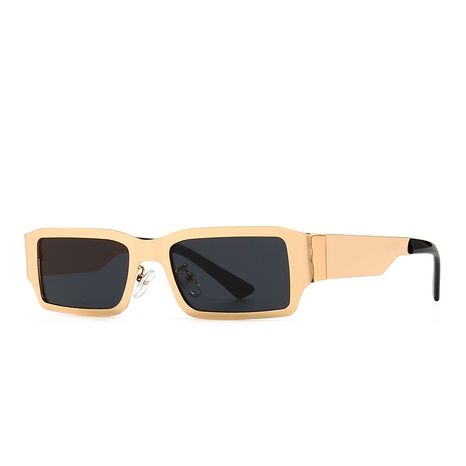 lunettes de soleil glamour modernes étroites lunettes de soleil carrées modèle européen et américain's discount tags