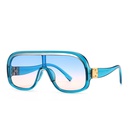 crossborder trend modern retro catwalk conjoined flat top sunglassespicture14