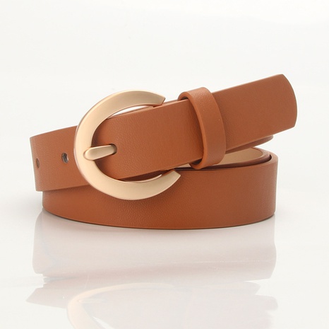 European and American fashion solid color decoration belt's discount tags
