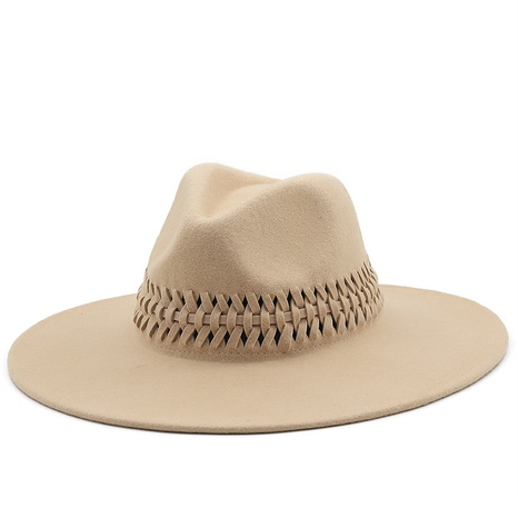 European and American fashion handmade hats wool top hats big-brimmed felt hats's discount tags
