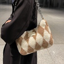 Winter plush bag messenger bag 2021 new trendy fashion shoulder underarm bagpicture8
