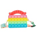 spring and summer new childrens backpack candy color bubble silicone bag Korean cute messenger bagpicture9