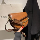 retro small bag 2021 new trendy fashion portable messenger bag casual shoulder saddle bagpicture6