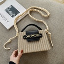 2021 new rattan woven handbag messenger shoulder diagonal straw woven bagpicture6