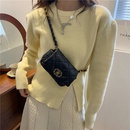 Casual new folds rhombus chain shoulder messenger bagpicture8