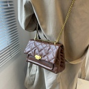 fashion casual simple sense of autumn and winter new diamond chain messenger bagpicture8