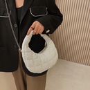 portable small bag new down feather cloud fold shoulder bag casual light underarm bagpicture6