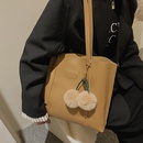 Cute casual tote bag large capacity bag simple shoulder bag fashion portable big bagpicture7