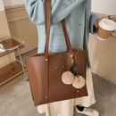 Cute casual tote bag large capacity bag simple shoulder bag fashion portable big bagpicture8