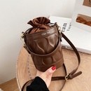 portable small bag autumn and winter 2021 new texture messenger bucket bagpicture5