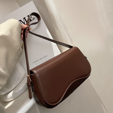 2021 autumn and winter new style retro texture fashion shoulder bag NHGN520745's discount tags