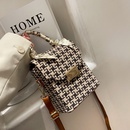 autumn and winter 2021 new fashion plaid messenger small square bagpicture8