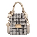autumn and winter 2021 new fashion plaid messenger small square bagpicture9