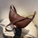 Temperament handbags new solid color simple fashion casual bag single shoulder messenger bagpicture4