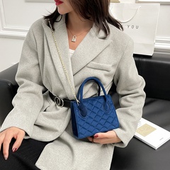 Simple Lingge ladies handbags new hit color handbags Korean chain shoulder bag messenger handbags