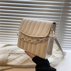Niche texture bag new trendy fashion single shoulder small square bag retro all-match messenger bag