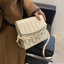 Niche texture bag new trendy fashion single shoulder small square bag retro allmatch messenger bagpicture7