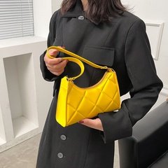 Sac à bandoulière texturé en forme de losange nouveau sac sous les bras de couleur bonbon tendance de la mode sac à main personnalisé