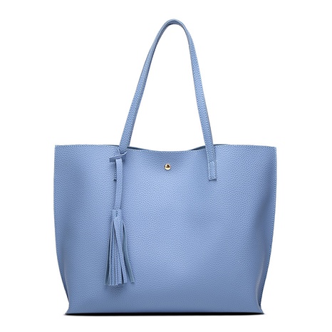 new Korean fashion tassel bag shoulder bag large capacity bag's discount tags