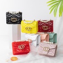 pearl handbag pure color diamond jelly bag cute chain bagpicture8