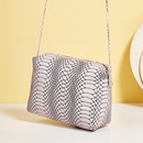 fashion horizontal square shape zipper plaid soft handle bagpicture8