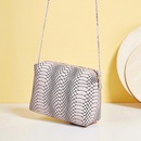 fashion horizontal square shape zipper plaid soft handle bagpicture9
