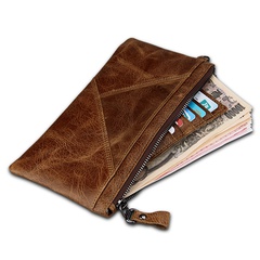Hot-selling Leather Anti-theft Brush Anti-RFID Men's Wallet Multifunctional Men's Handbag