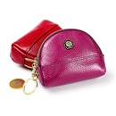 multilayer simple small coin purse leather coin purse doublelayer zipper shell small card bagpicture10