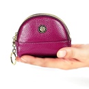 multilayer simple small coin purse leather coin purse doublelayer zipper shell small card bagpicture11