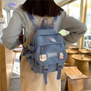 new schoolbag Korean hit color cute backpack college style backpackpicture10