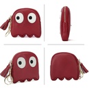First layer cowhide mini creative cartoon zipper coin purse leather ins cute keychain pursepicture8