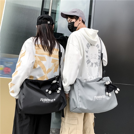 Canvas large-capacity shoulder bag messenger bag NHZUI521502's discount tags