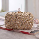 new beaded dinner bag clutch bag hard box small square bagpicture9