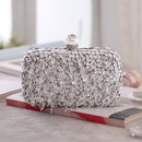 new beaded dinner bag clutch bag hard box small square bagpicture10