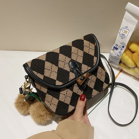 casual design bag autumn and winter simple new trend messenger bag fashion shoulder bag NHJZ521563's discount tags