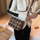 Casual small bag new shoulder bag autumn and winter texture messenger bag retro small square bagpicture7